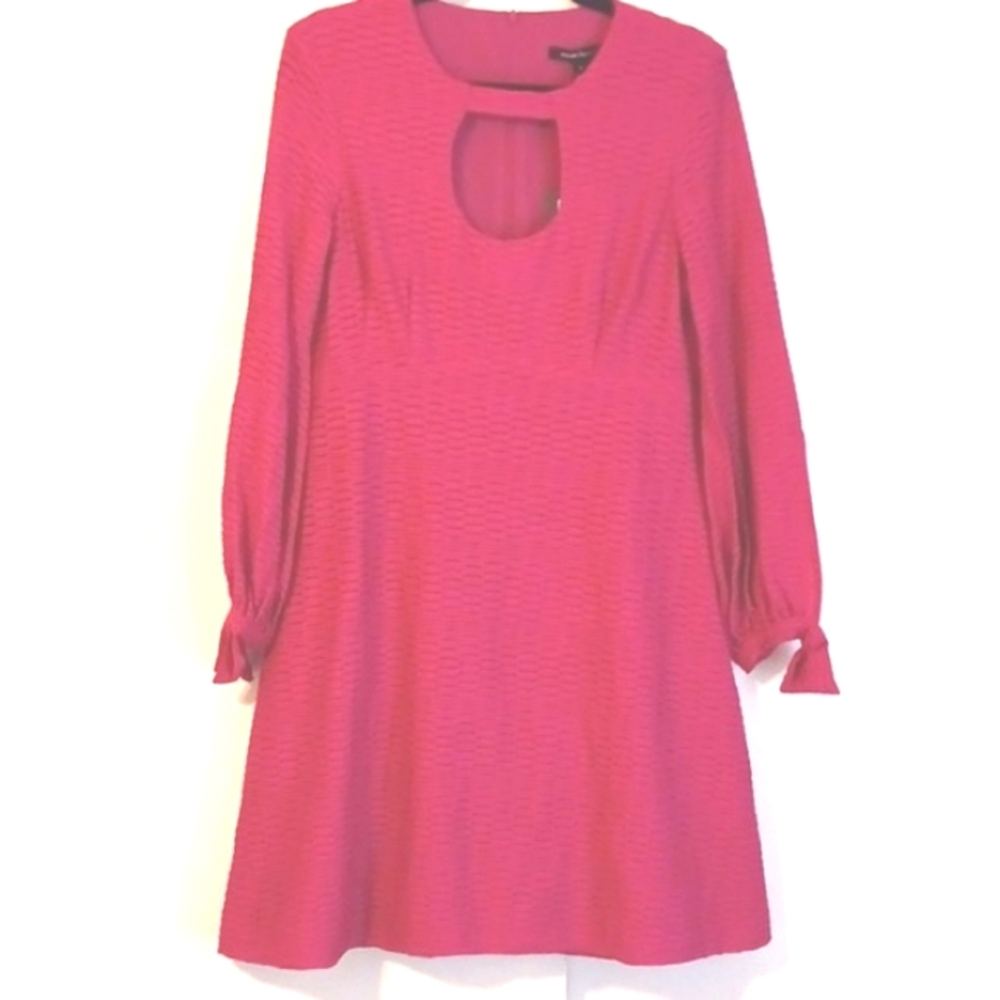Nanette Lepore "Majorca" Azalea Pink Shift Dress in Size 10 (NWT)